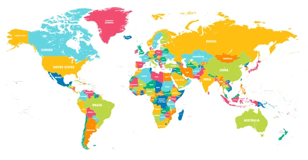 world map